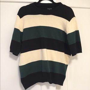 Short Sleeve Knit Sweater